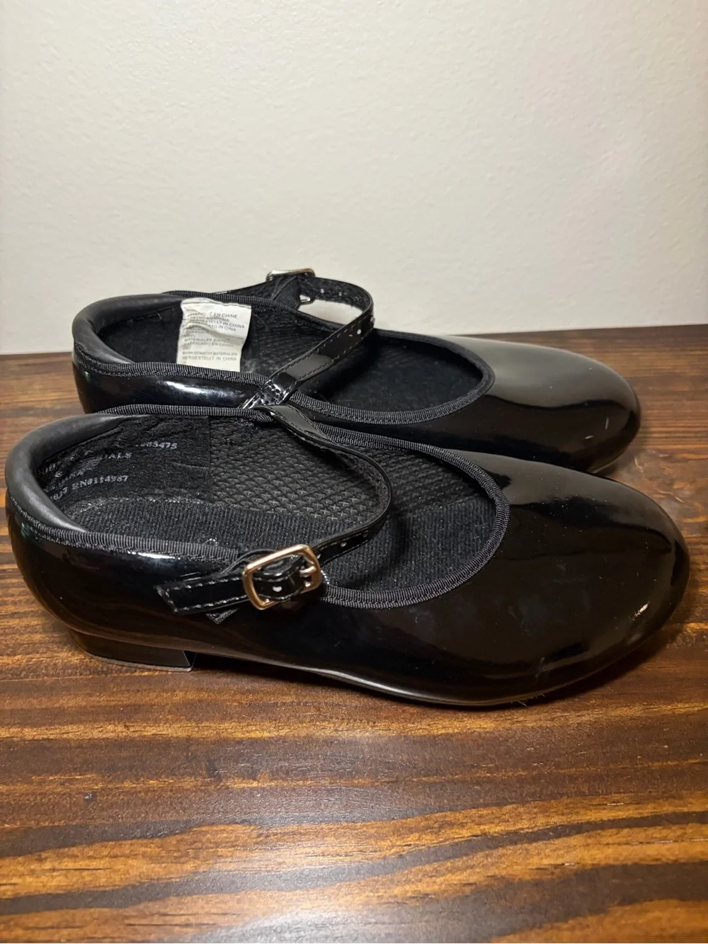 Revolution Girls Black Tap Shoes